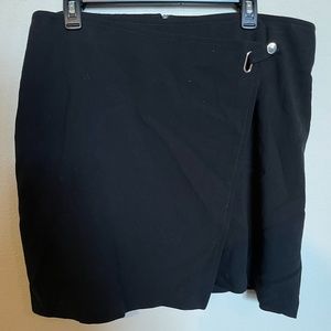 black skirt wrap